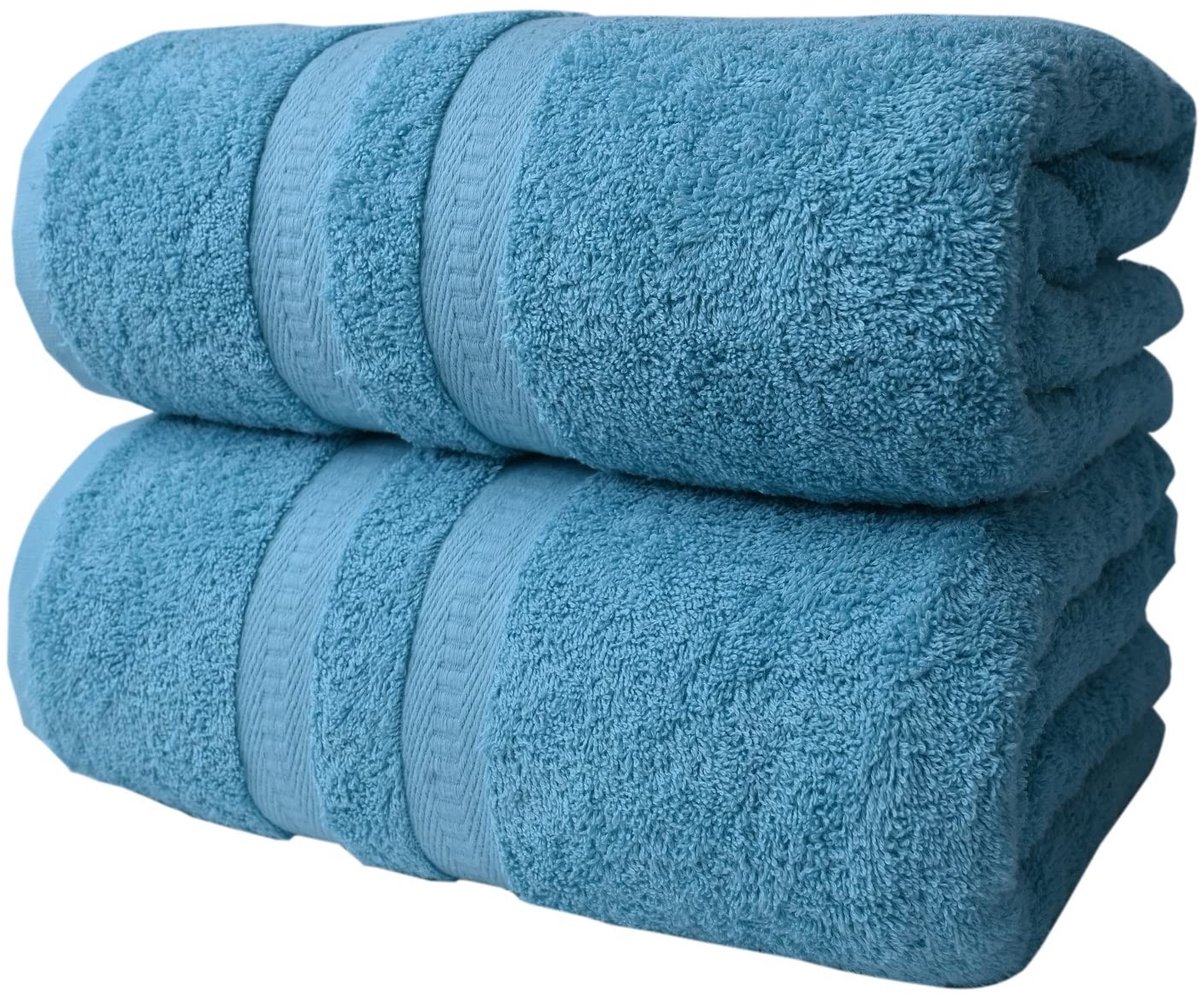 Omgoods - Luxe Badhanddoeken Set - Extra Grote Egyptische Katoenen Handdoeken, 2 Stuks (100 x 200 cm)
