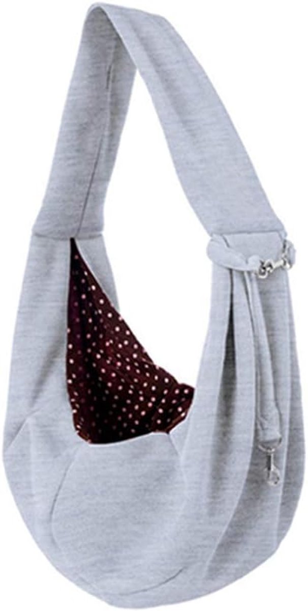 Draagdoek voor honden, katten, huisdieren, schoudertas, enkele schouder sling bag, ondersteuning tot 5 kg, hondendraagtas, comfortabele en duurzame hondentransporttas, draagdoek voor kleine honden en katten