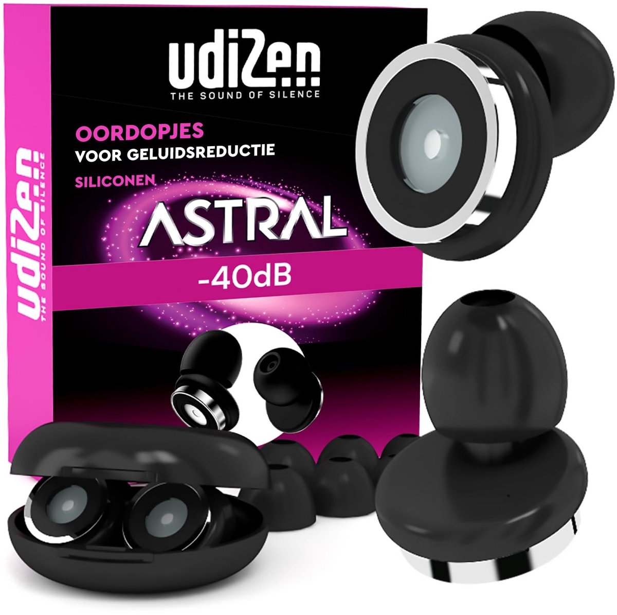 Omgoods - Noise Reducing Oordopjes voor Reizen en Slapen - 40dB Geluidsisolatie