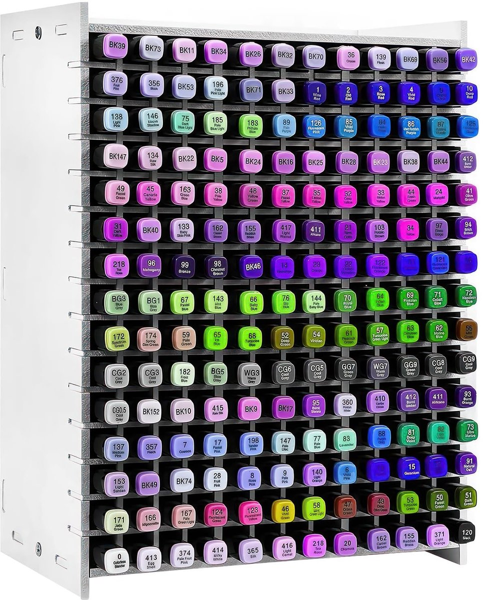 Omgoods - 180 Pens Organizer voor Desk - Penhouder met 180 Compartimenten