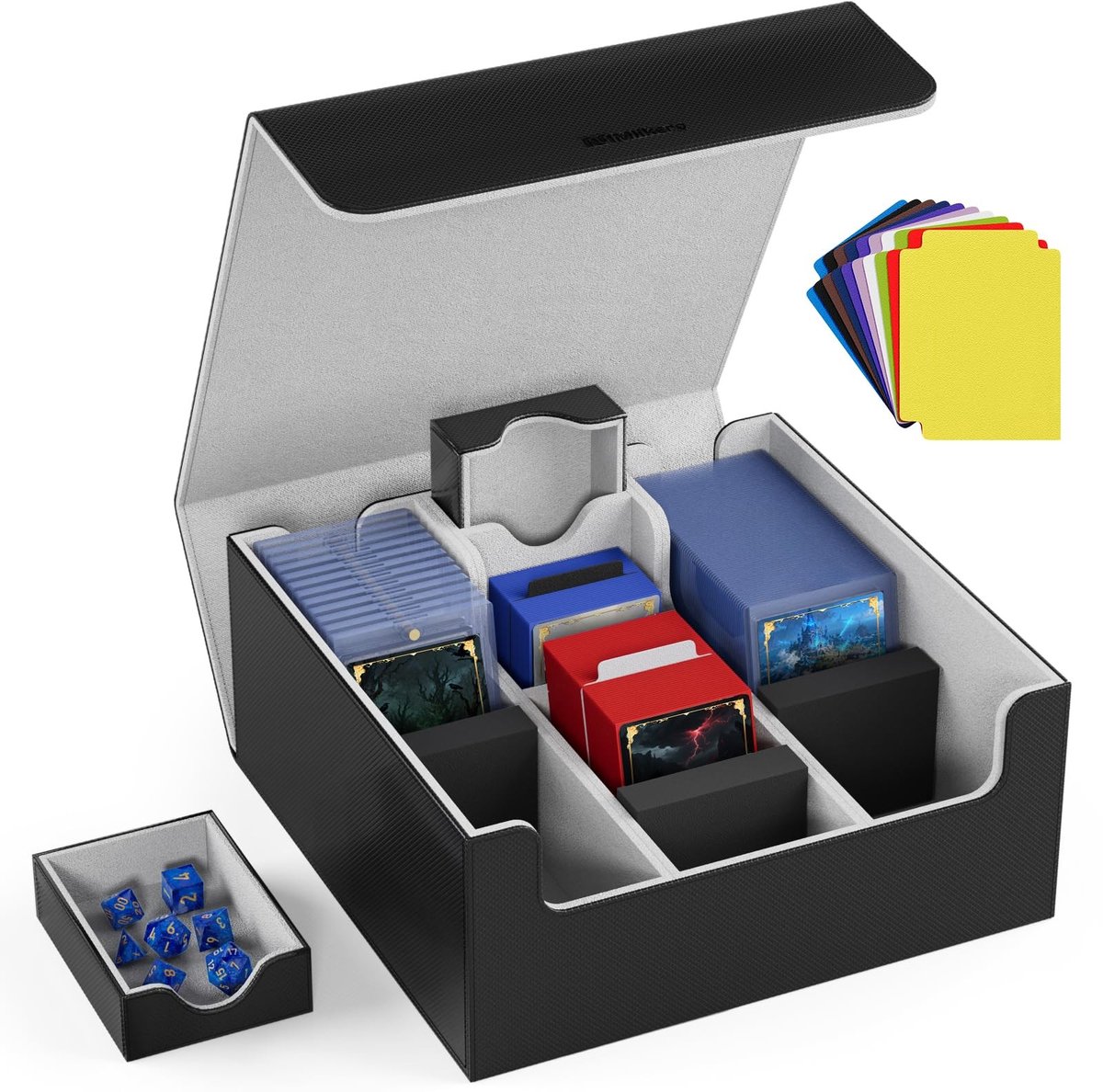Omgoods - Trading Card Opslagdoos met Magnetische Sluiting - Voor Sportkaarten en Commander Kaarten