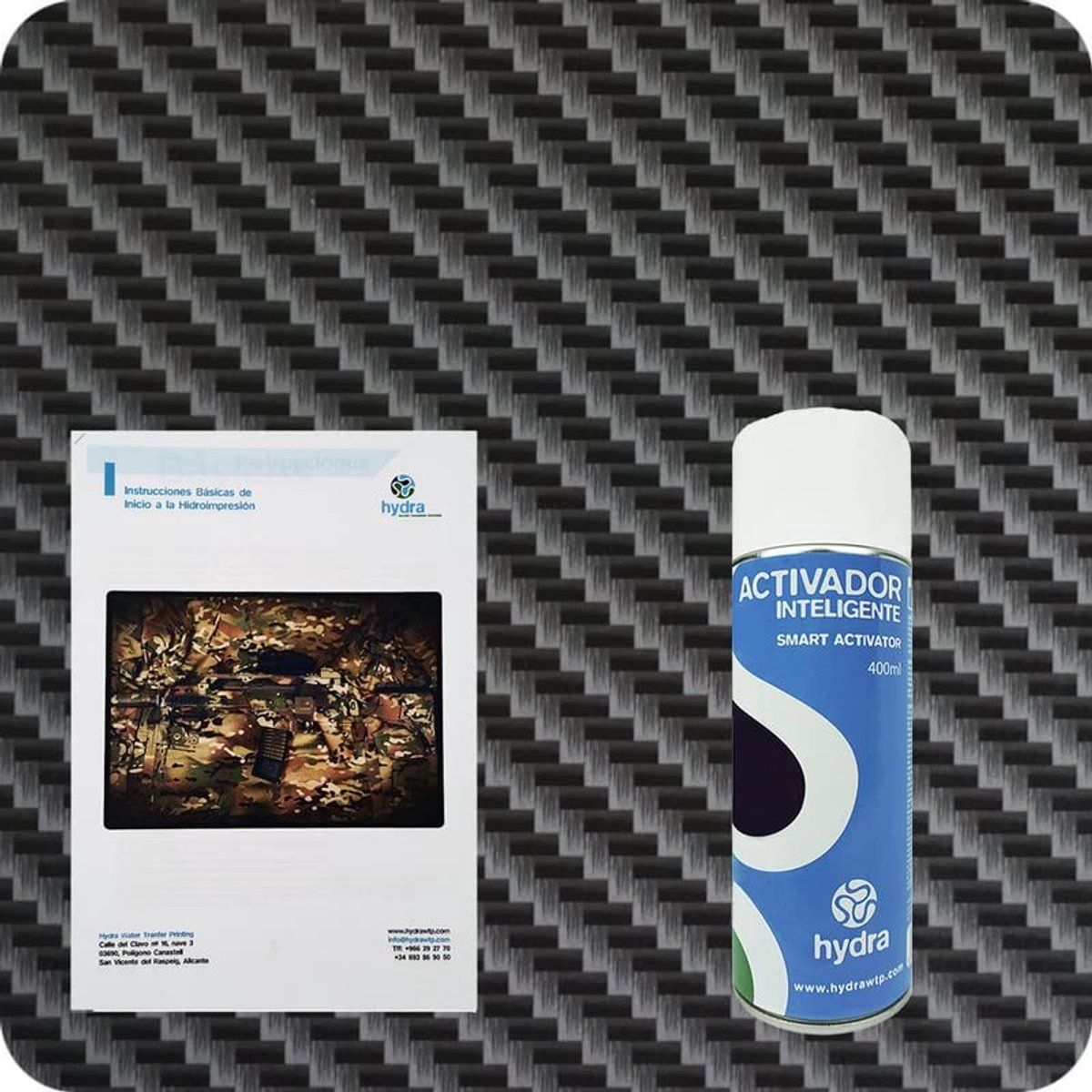 Omgoods - Hydro Dipping Kit voor Watertransferprinten - Inclusief Activator Spray en Film (HFC-010)