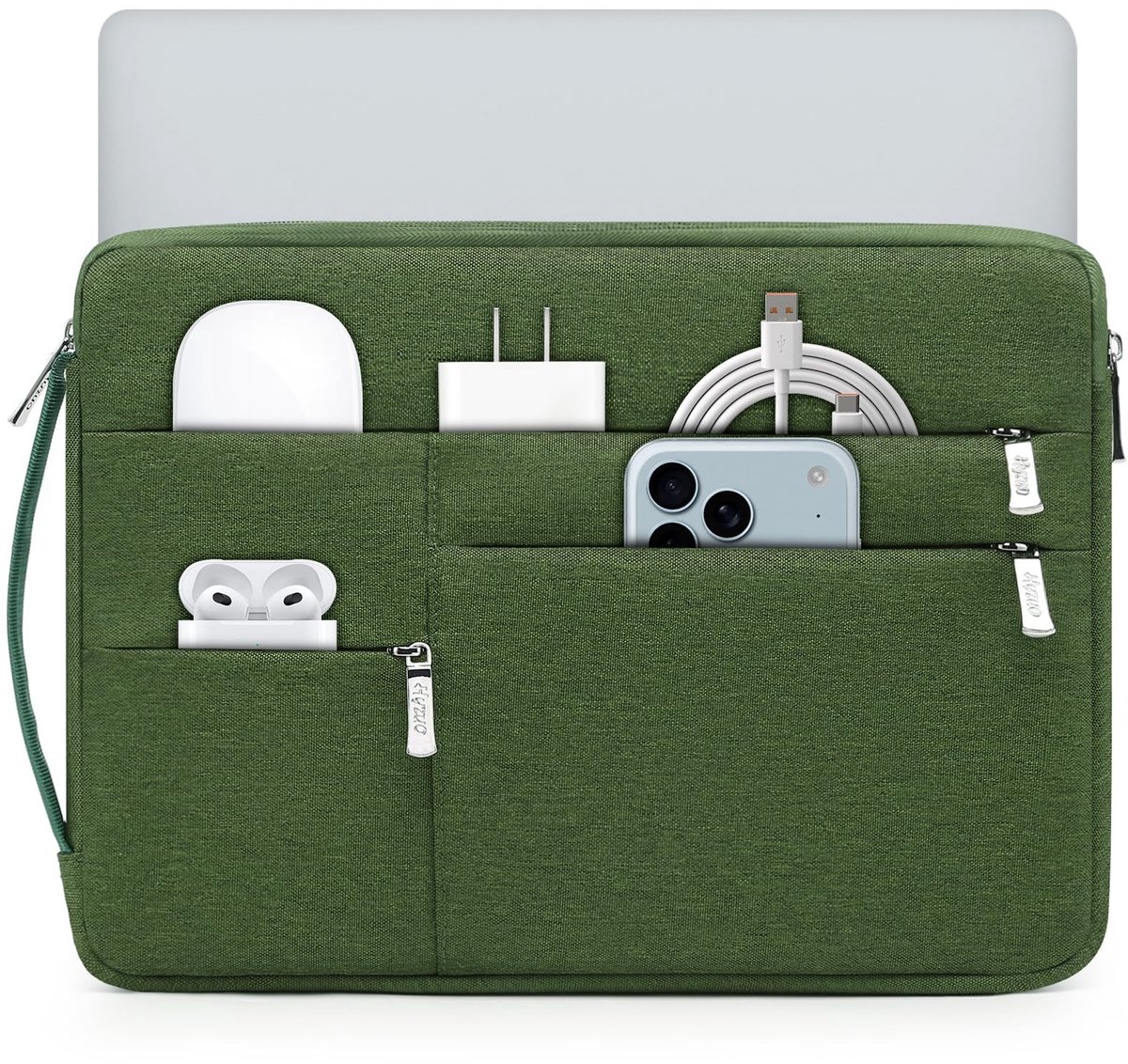 Omgoods - Laptop Sleeve voor 15-16 Inch - Grass Green