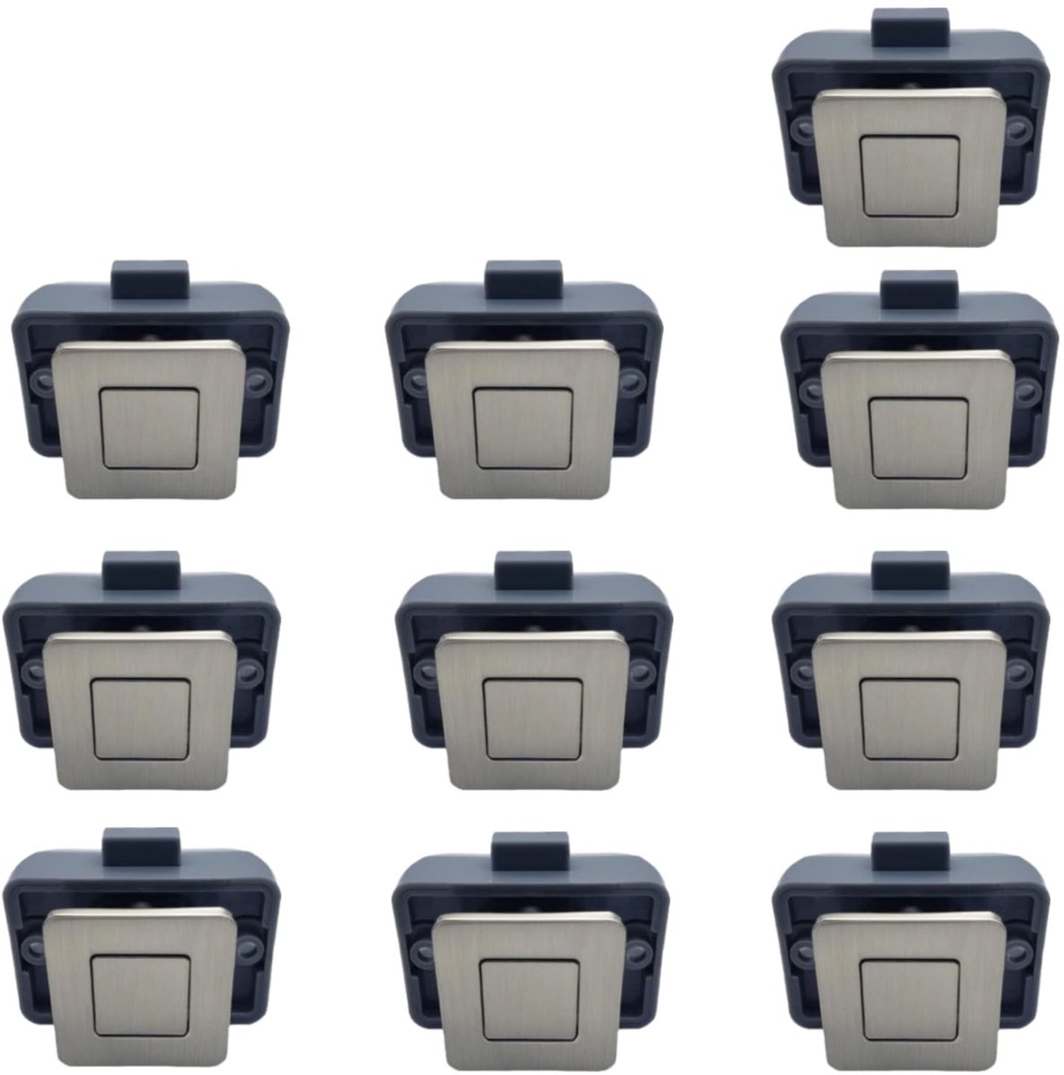 Omgoods - RV Metal Push Button Locks - Sleutelloze Slot voor RV en Boot
