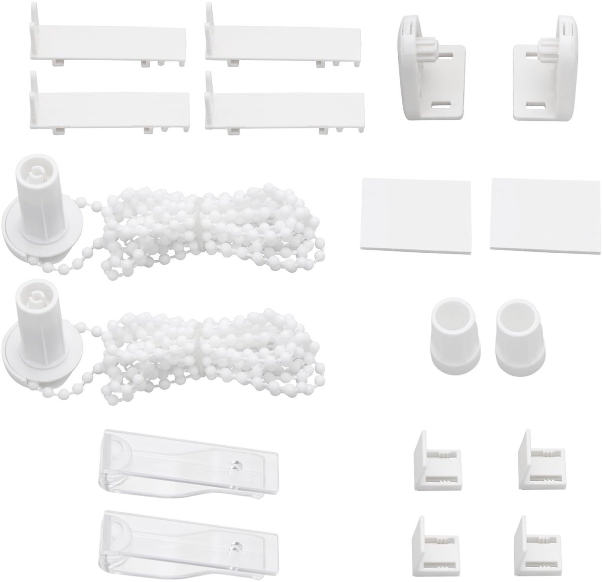 Omgoods - Rolgordijn Bevestigingsset - 2 Sets voor 17 mm Rolgordijnen