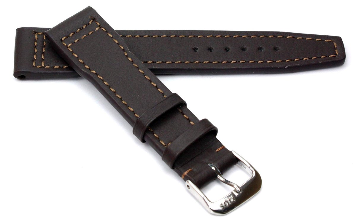 Omgoods - RIOS1931 Handgemaakte Leren Horlogeband - 20mm/21mm/22mm