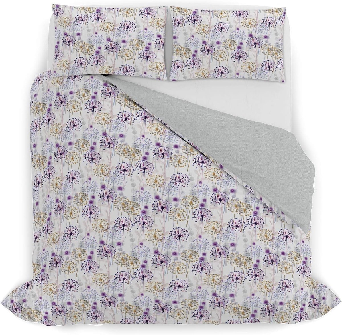 Omgoods - Watercolor Beddengoedset van 100% Katoen voor Tweepersoonsbed