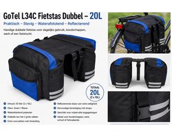 Fietstassen waterdicht 20l