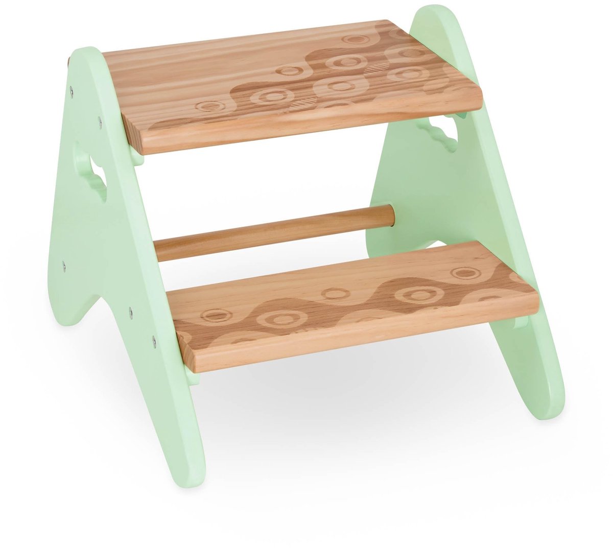 Omgoods - B. spaces Stapladder voor Kinderen - Houten Steun met 2 Treden