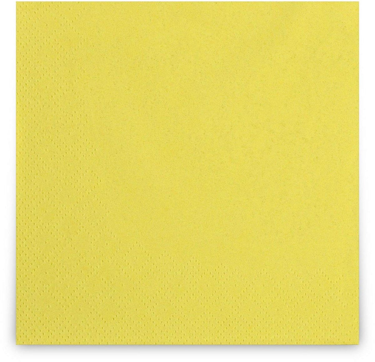 Omgoods - Cocktailservetten 24x24 cm, 2-laags, geel, 300 stuks