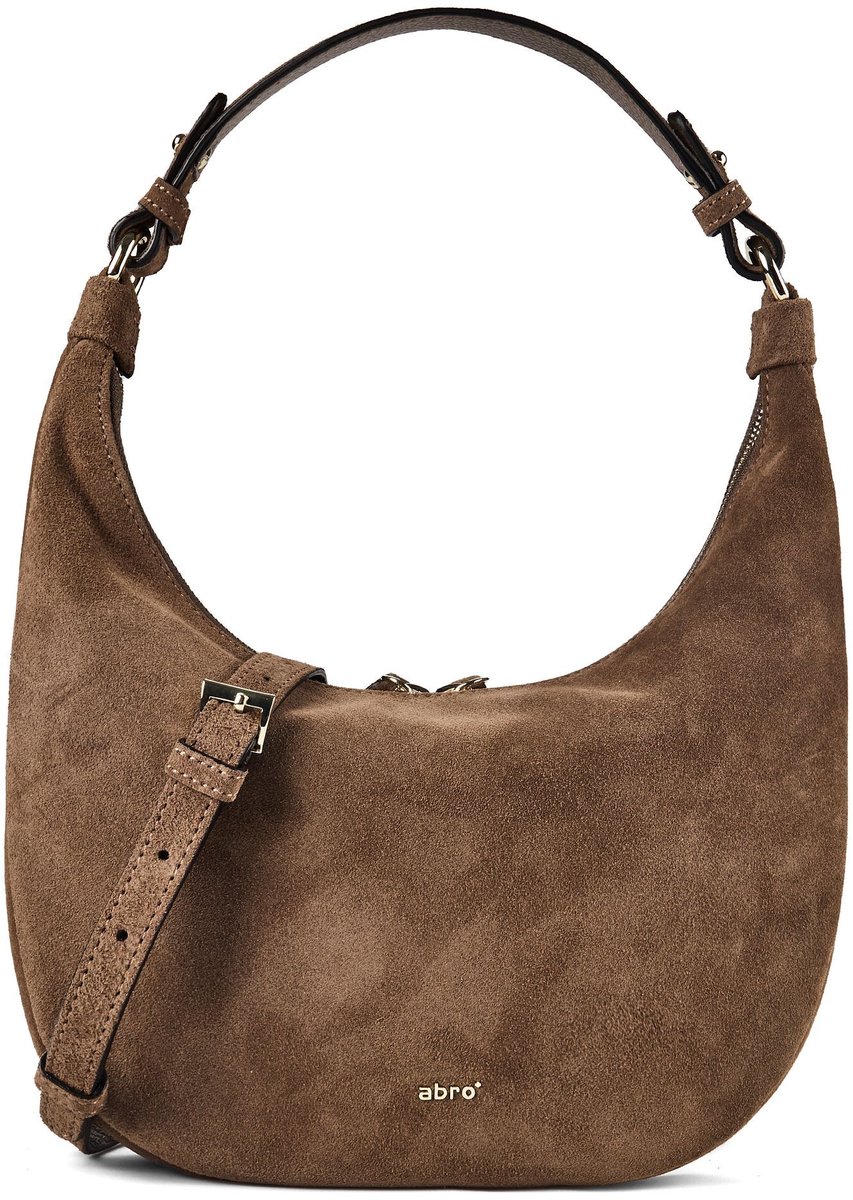 abro Nana Schoudertas Leder 27.5 cm - Dames - khaki