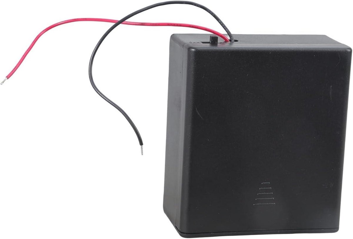 Batterijhouder D-Type - Batterij Case - Apparaten Voeden - Verhoogde Bescherming - 1 Batterij - Zwart