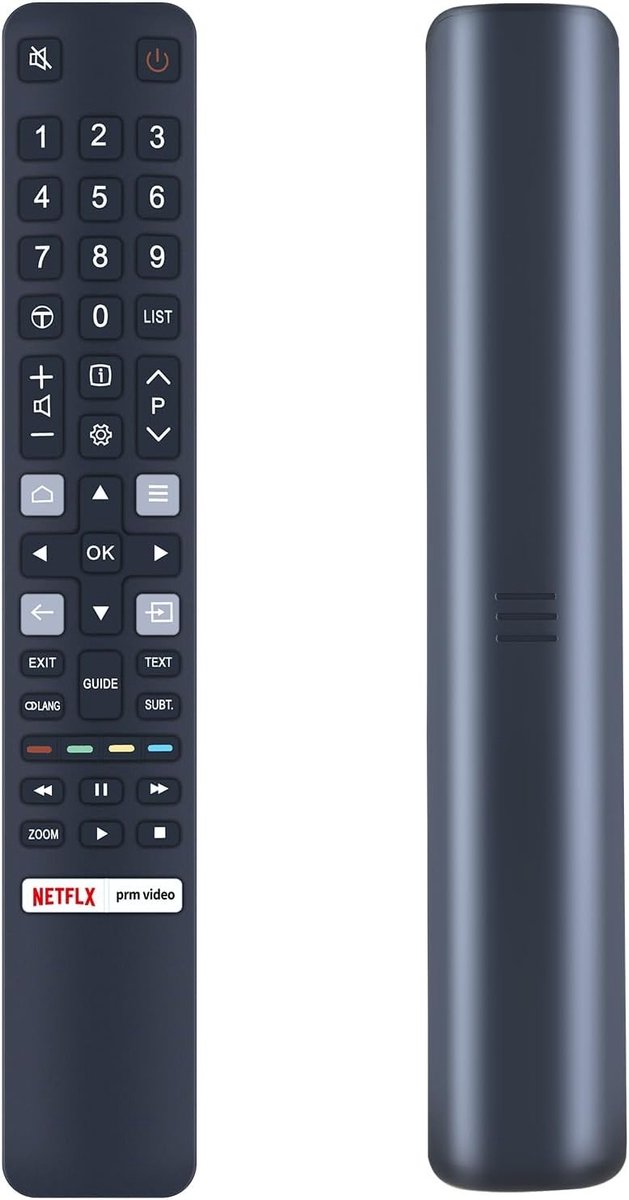 Vervangende Afstandsbediening - Universele Afstandsbediening TV - TV Bediening - Geen Programmering Nodig - 10 x 5 x 2 cm
