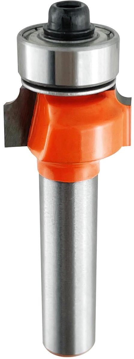 SnelShoppen - Rondfrees 2mm met 8mm schacht Kwartenrand Hardmetaal K10 | Voor Houtbewerking, Hand- en CNC Frezen, Profielgereedschap voor Meubels, Kas