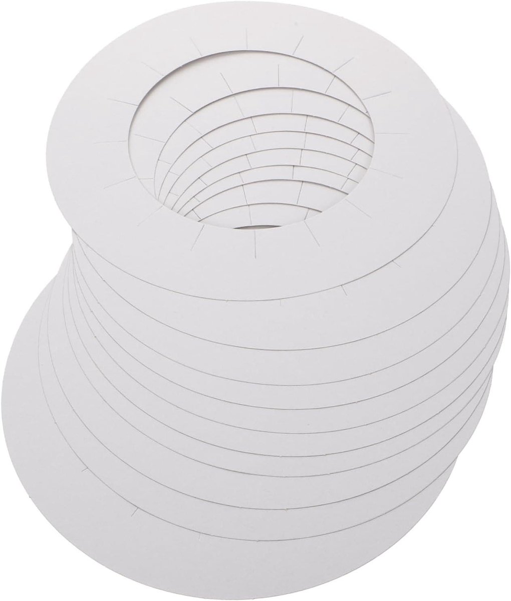 Waxmachine Pads - Beschermkussentjes Waxverwarmer - Ontharen Thuis - Morsbestendig Gekarteld Ontwerp - 18 cm - Wit