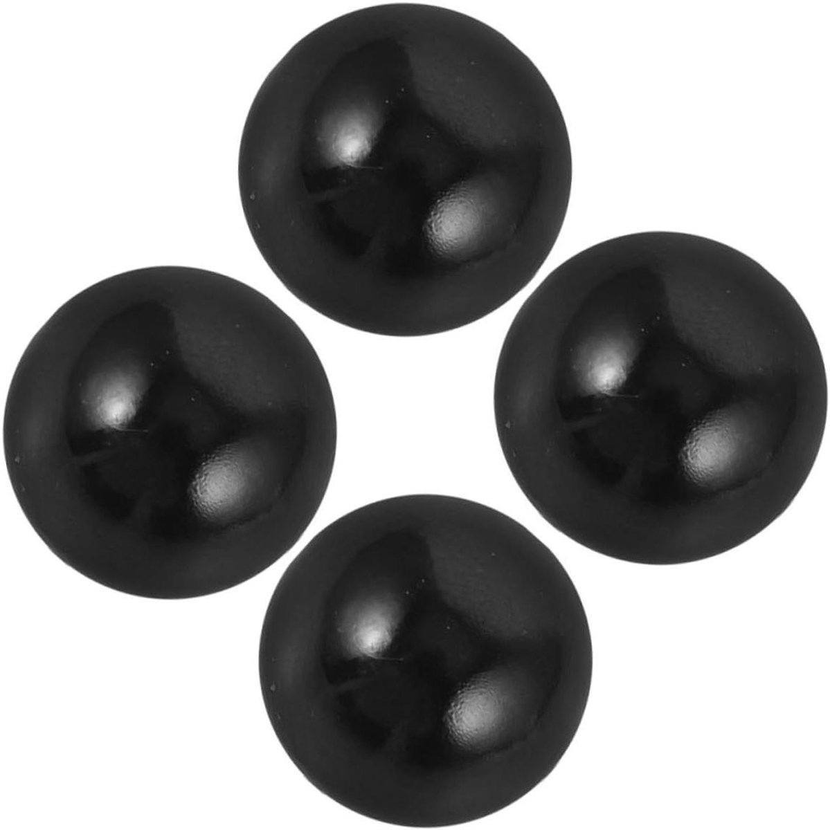 Flipperkast Ballen - Vervangende Ballen - Spelverbetering - Praktische Plastic Constructie - 1.80X1.80X1.80CM - Zwart