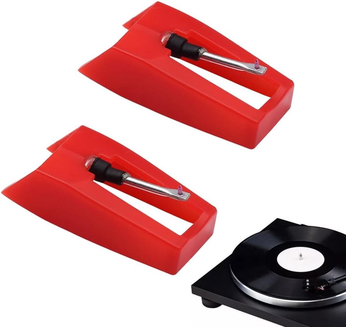 Platenspeler naalden - diamantnaalden - universeel voor LP en fonografen - verbeterde geluidskwaliteit - ShopVlot