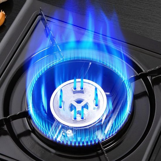 Propaan Kookstel - Camping Kooktoestel - Buiten Koken - Automatische Ontsteking - 34x28x9 cm - Zwart — afbeelding 5