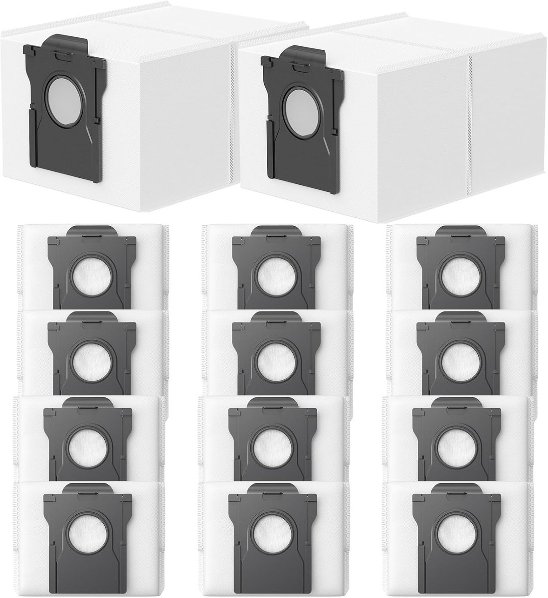 14 stuks stofzakken voor Dreame L20/X30/X40/X50 Ultra Complete, L10s/L10/L40s/L10s Pro/L40/L50/Aqua10 Ultra, voor Mova E30/V50/E40/P50/P50s/Z60 Ultra stofzuiger, 3,5 l capaciteit stofzuigerzakken