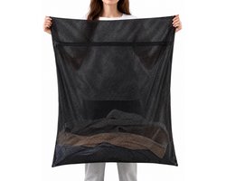 BOTC Waszakken - 90*110cm Waszak Groot - 1 set van 2 stuks - Waszak Wasmachine - Laundry bag - Waszakken - Zwart