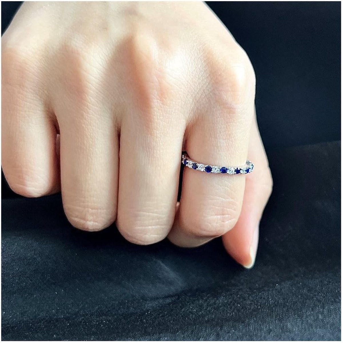 ring van 925 sterling zilver met platina meer dan 0,15 karaat, rond