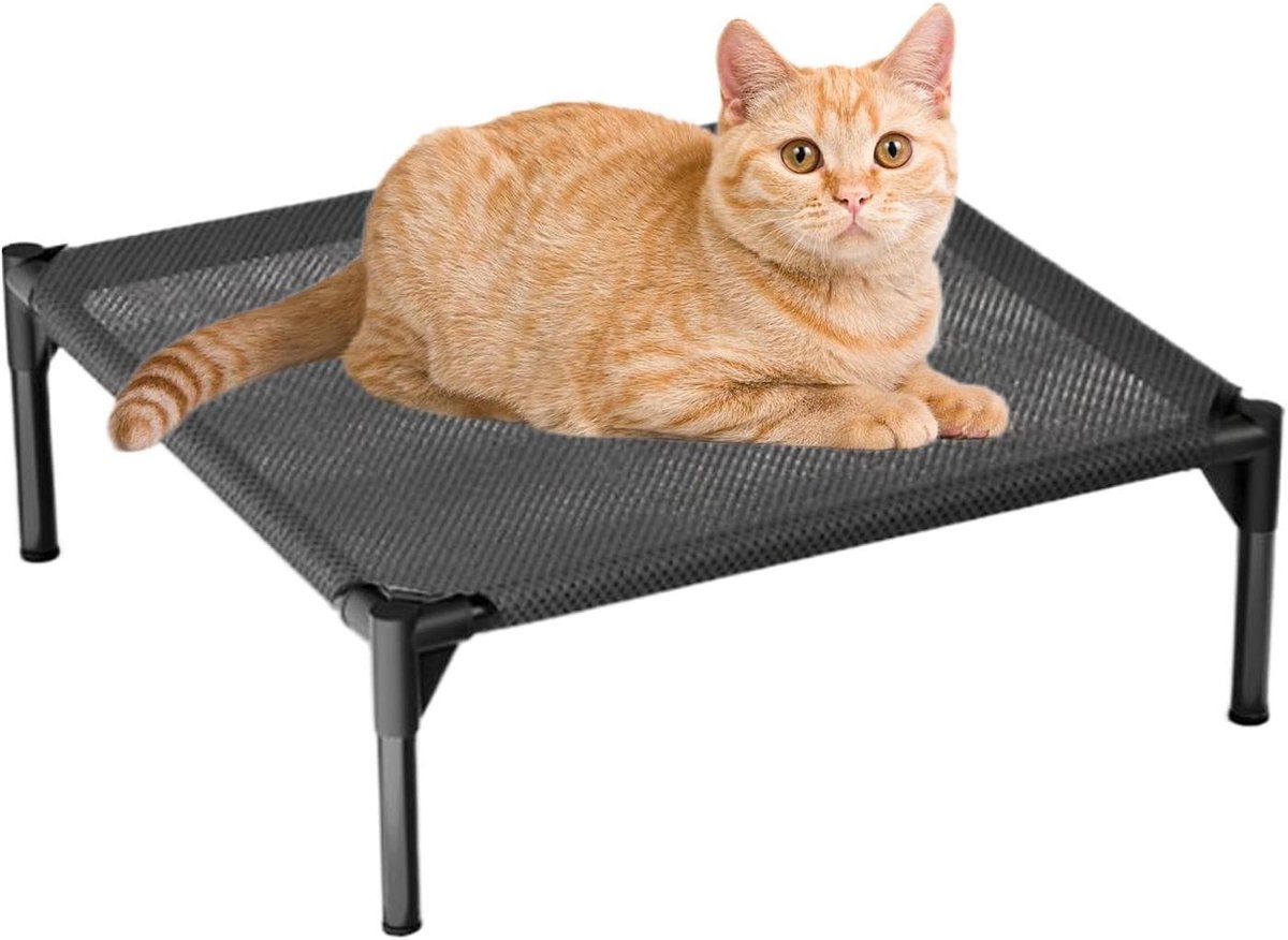 Hondenbed Buiten - Campingbed Hond - Reizen Kamperen - Waterdicht Ademend - 49x49x19cm - Enkel kenmerk