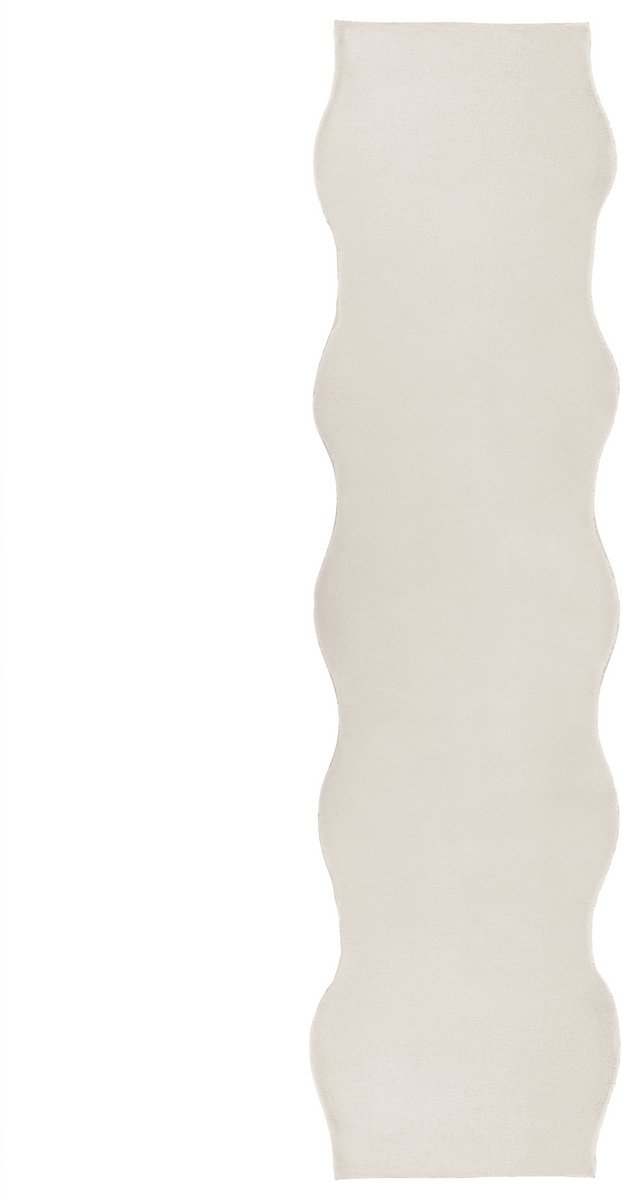 DAWA - Vloerkleed - Lichtbeige - 80 x 300 cm - Kunstbont
