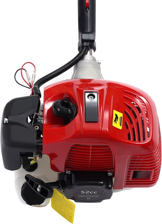 Benzine Veegmachine - Tuinbezem Motorbezem - Terras Reinigen - Grote Werkbreedte - 60 cm - Zwart — afbeelding 5