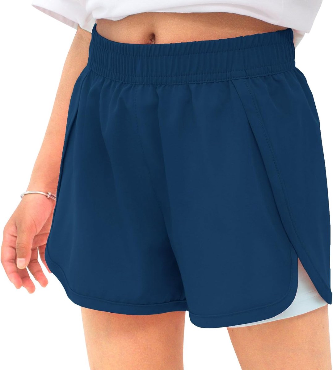 Shorts, 2-in-1, boardshorts, kinderen, kort, licht, casual, badmode