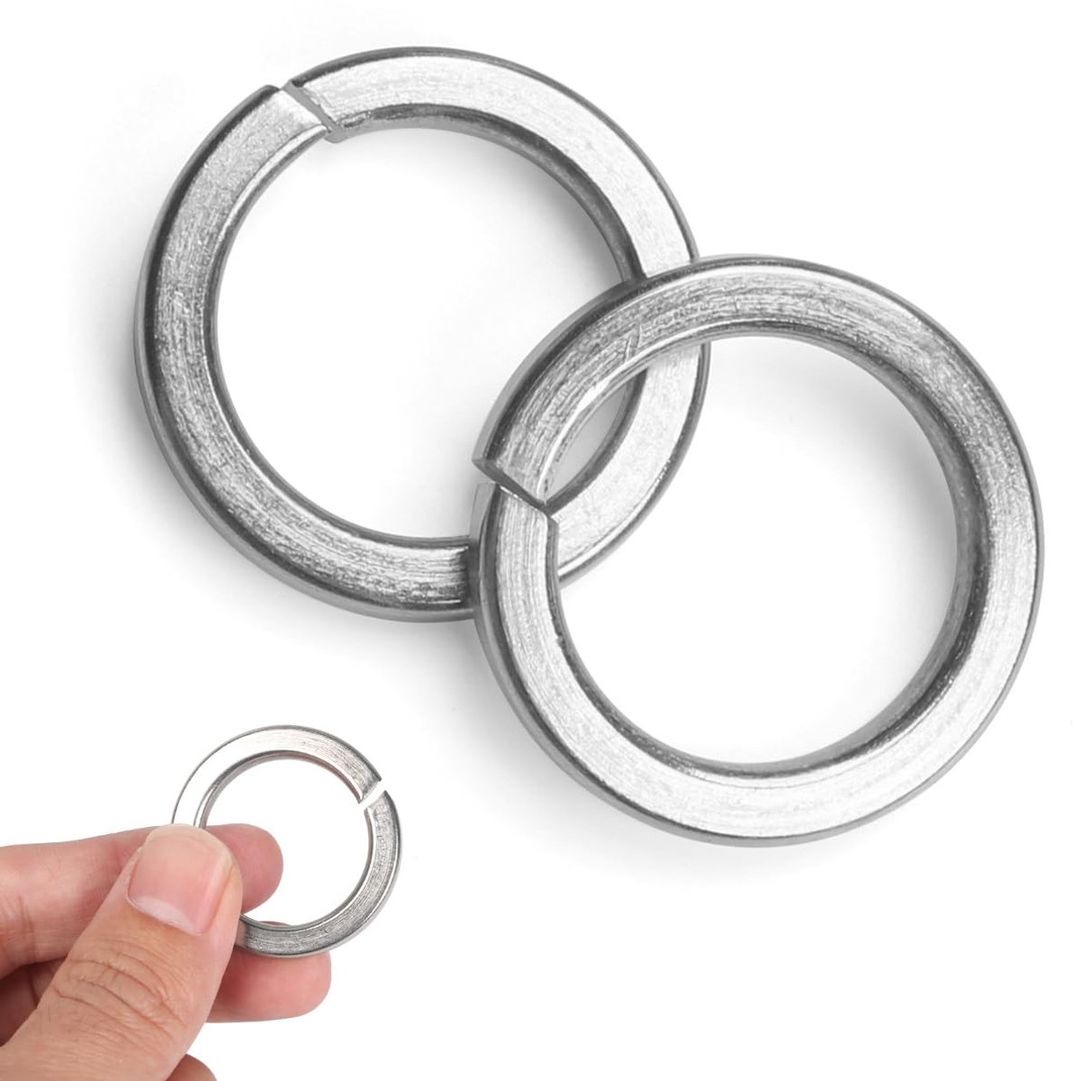 2 stuks veerringen M24, Din 127 veerring vorm B volgens veerring