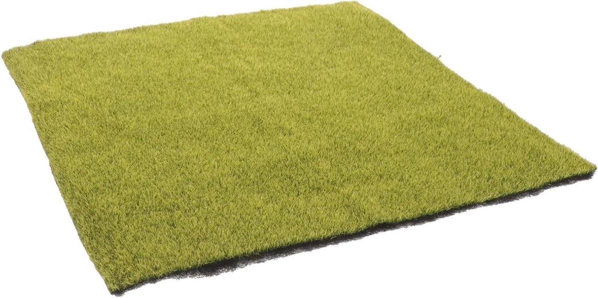 Kunstgrasmat - Nep gras tapijt - Modelbouw decoratie - Realistisch uiterlijk - 33x33x1 cm - Zoals getoond