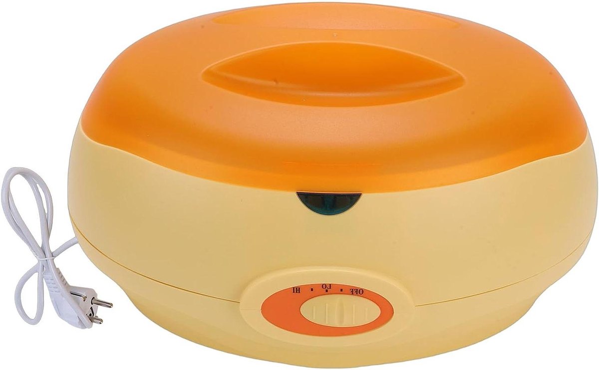 Wax Verwarmer - Ontharingsapparaat Wax Smelter - Ontharen Thuis - Snelle Verwarming - 2 Lb Capaciteit - Geel Deksel