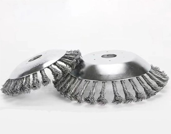 Grastrimmerkop Staal - Onkruidborstel Grasmaaier - Onkruid Verwijderen - Koolstofstaaldraad - 152 cm - Zilver — afbeelding 3