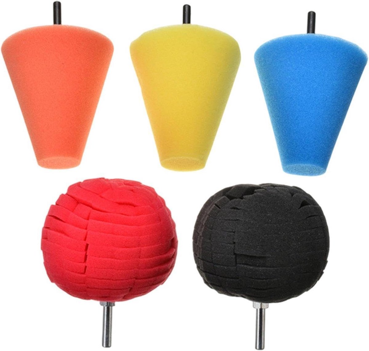 Polijstpads voor Boor - Bufferspons Poetsblokken - Auto Detaillering - Wasbaar en Herbruikbaar - 25x16x8 cm - Niet gespecificeerd