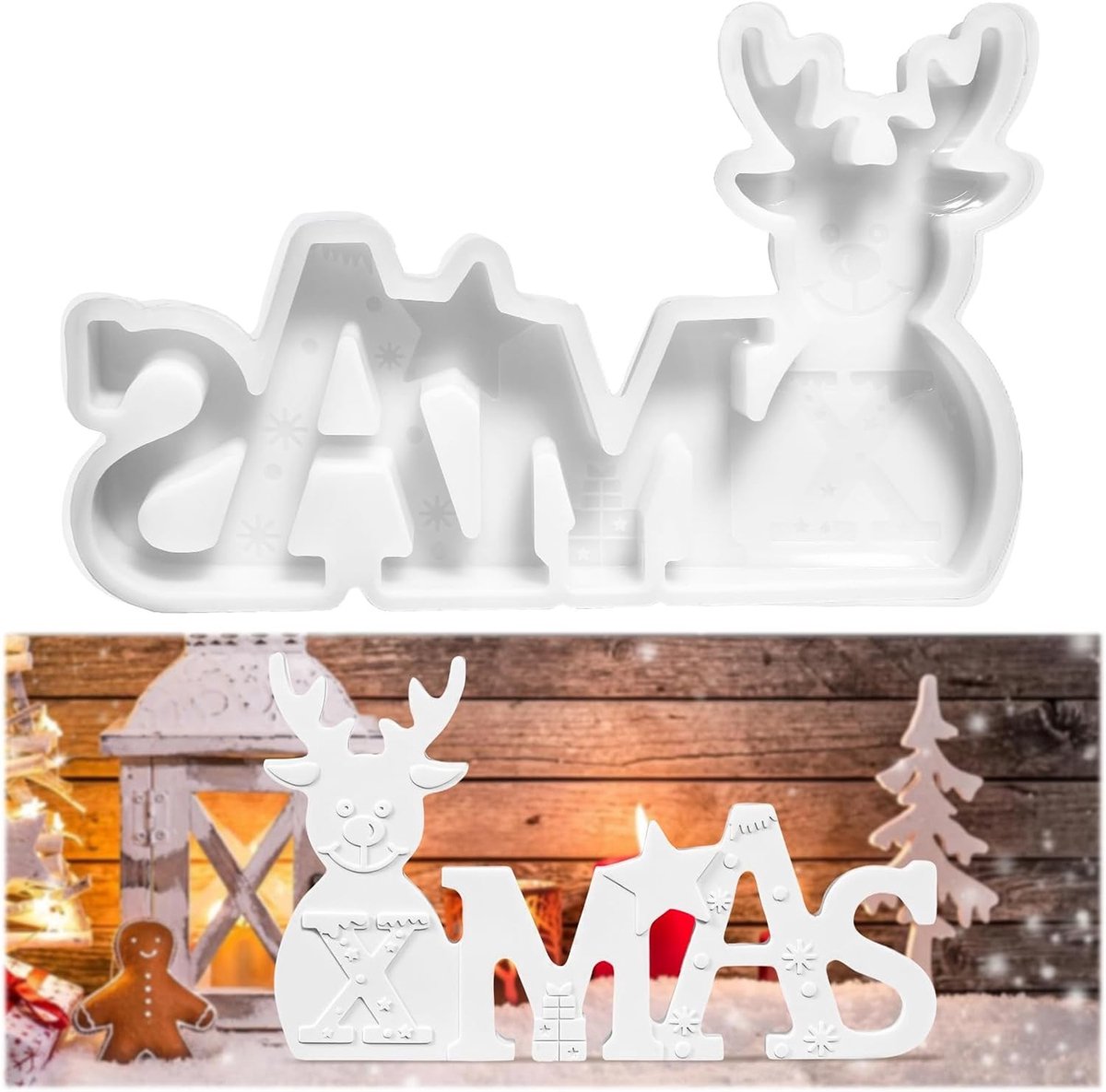 Siliconen Mallen voor Kerstmis DIY Ambachten en Thuisdecoratie met Creatieve Ontwerpen