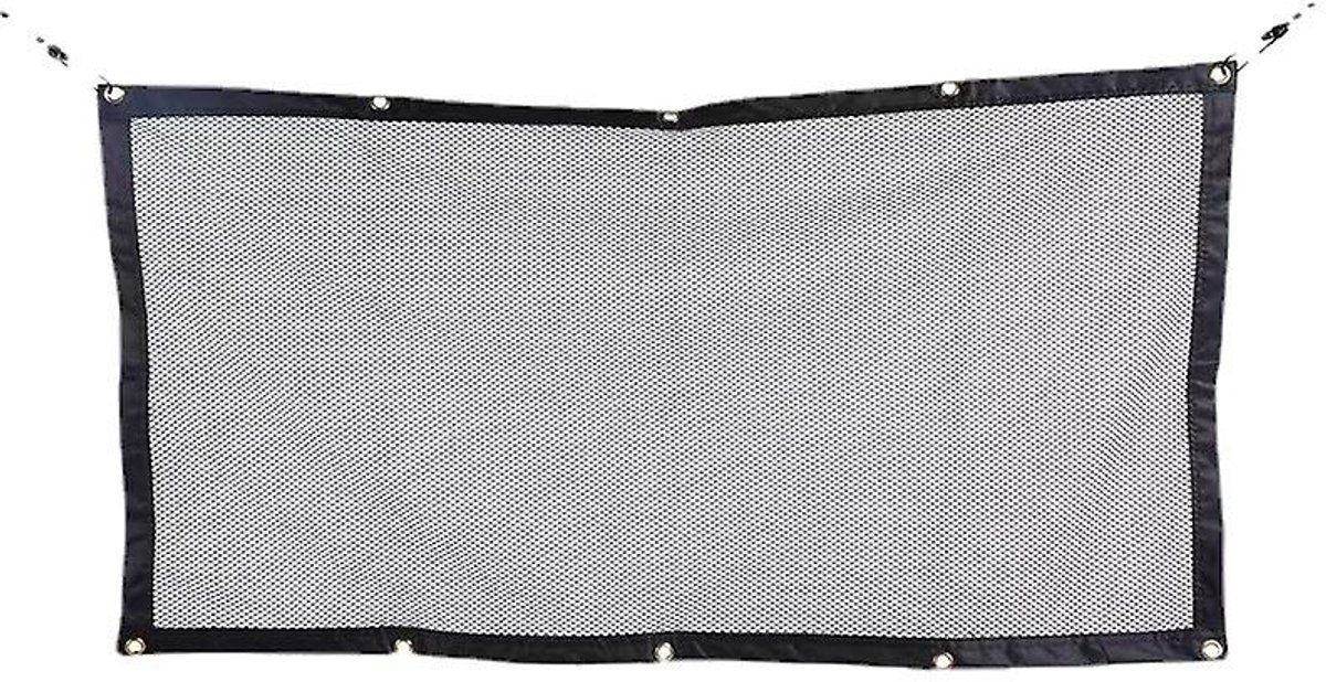Autoveiligheidsnet Geschikt voor huisdieren, draagbaar veiligheidsnet Geschikt voor honden en katten, met haak en touw, warmte-isolerend net Geschikt voor in de auto, 115 cm x 62 cm