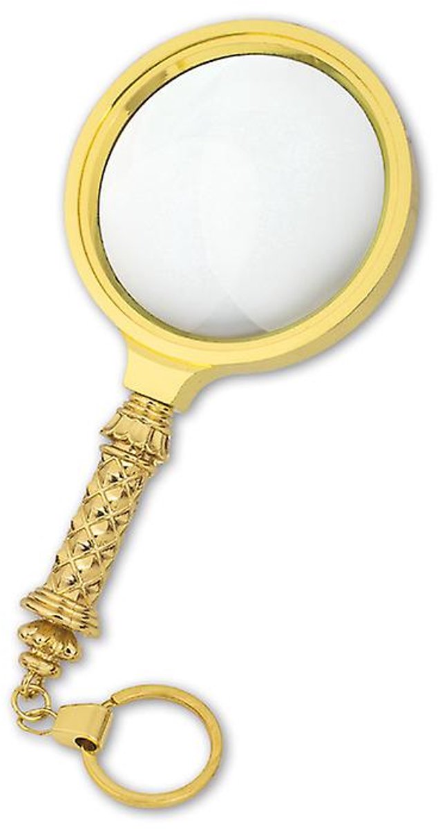 Draagbare 8x vergrootglas met antisliphandvat, 8 cm in diameter, Geschikt voor het lezen van boeken.