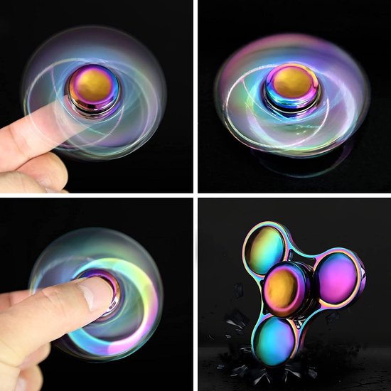 Fidget-spinner, metaal, roestvrij staal, lagers, 3-5 minuten, hoge — afbeelding 2