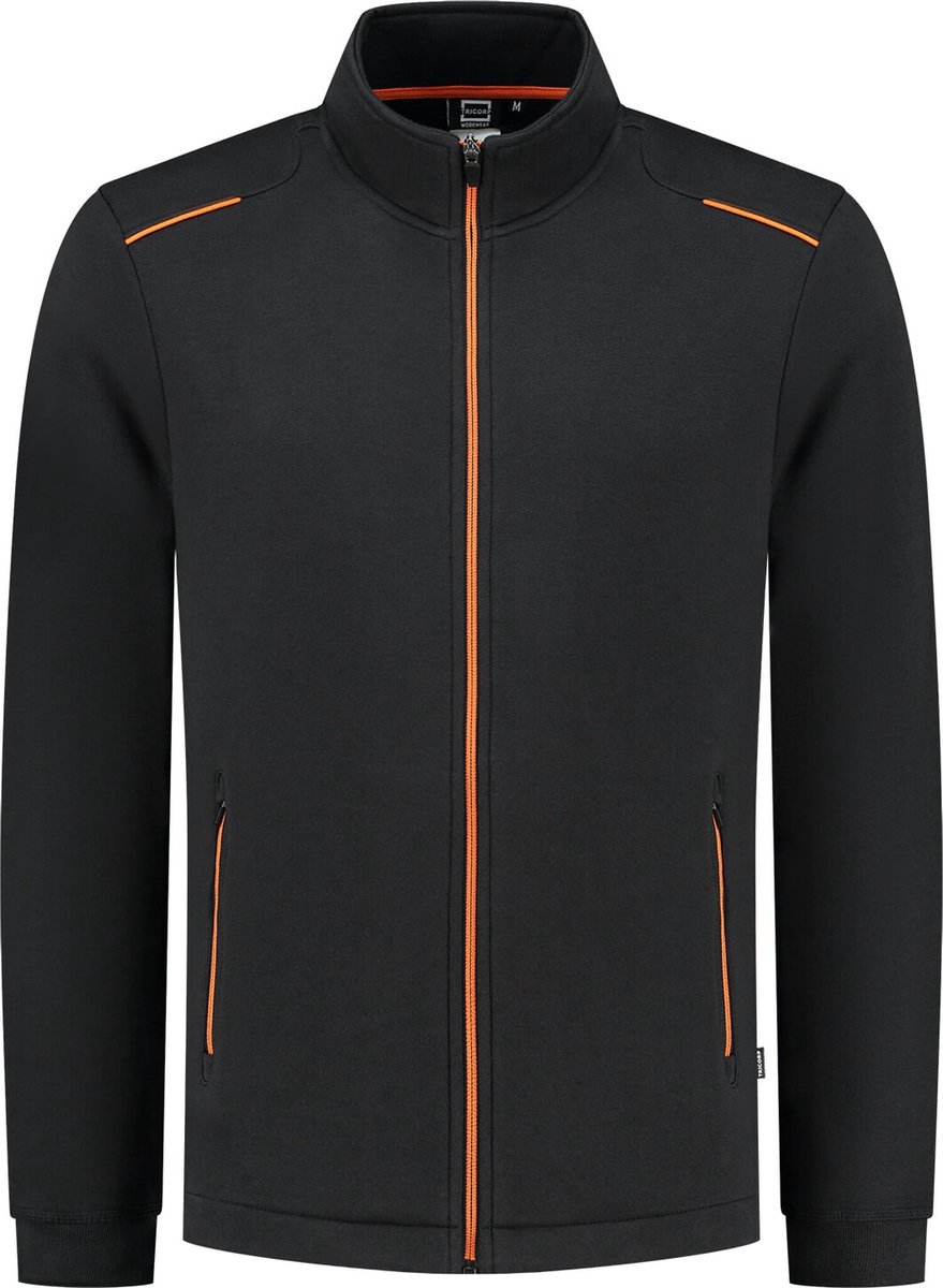 Tricorp Sweatvest Accent 302702 - BlackOrange - XL