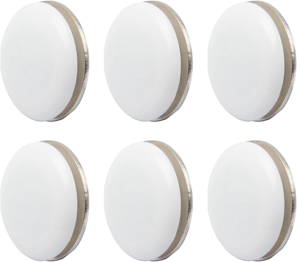6 stuks ronde magnetische gordijngewichten, douchegordijngewichten