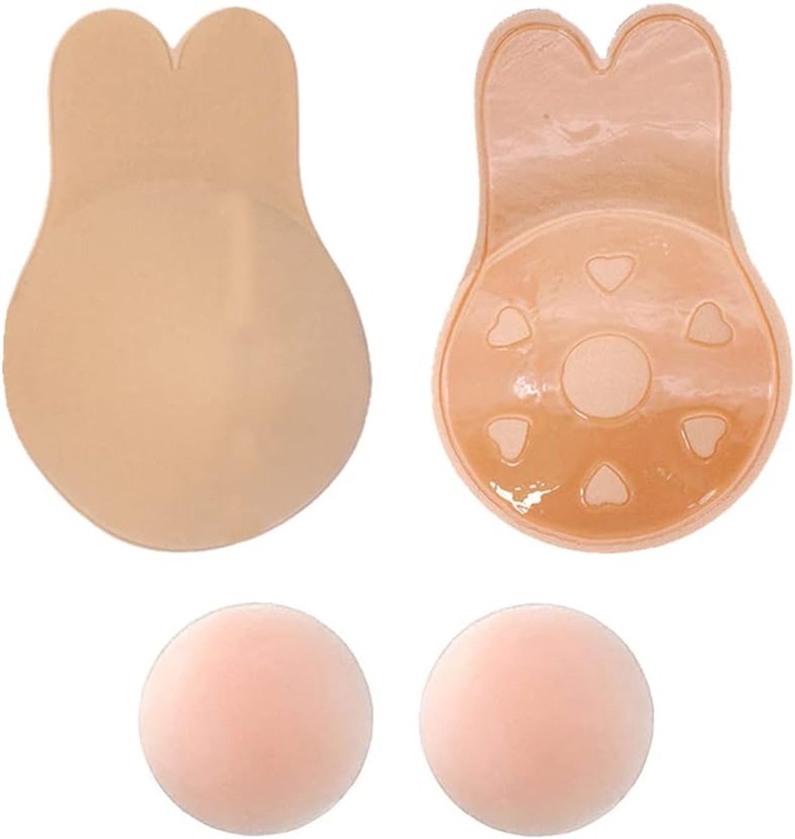 zelfklevende beha voor dames, strapless beha, push-up, plakkende