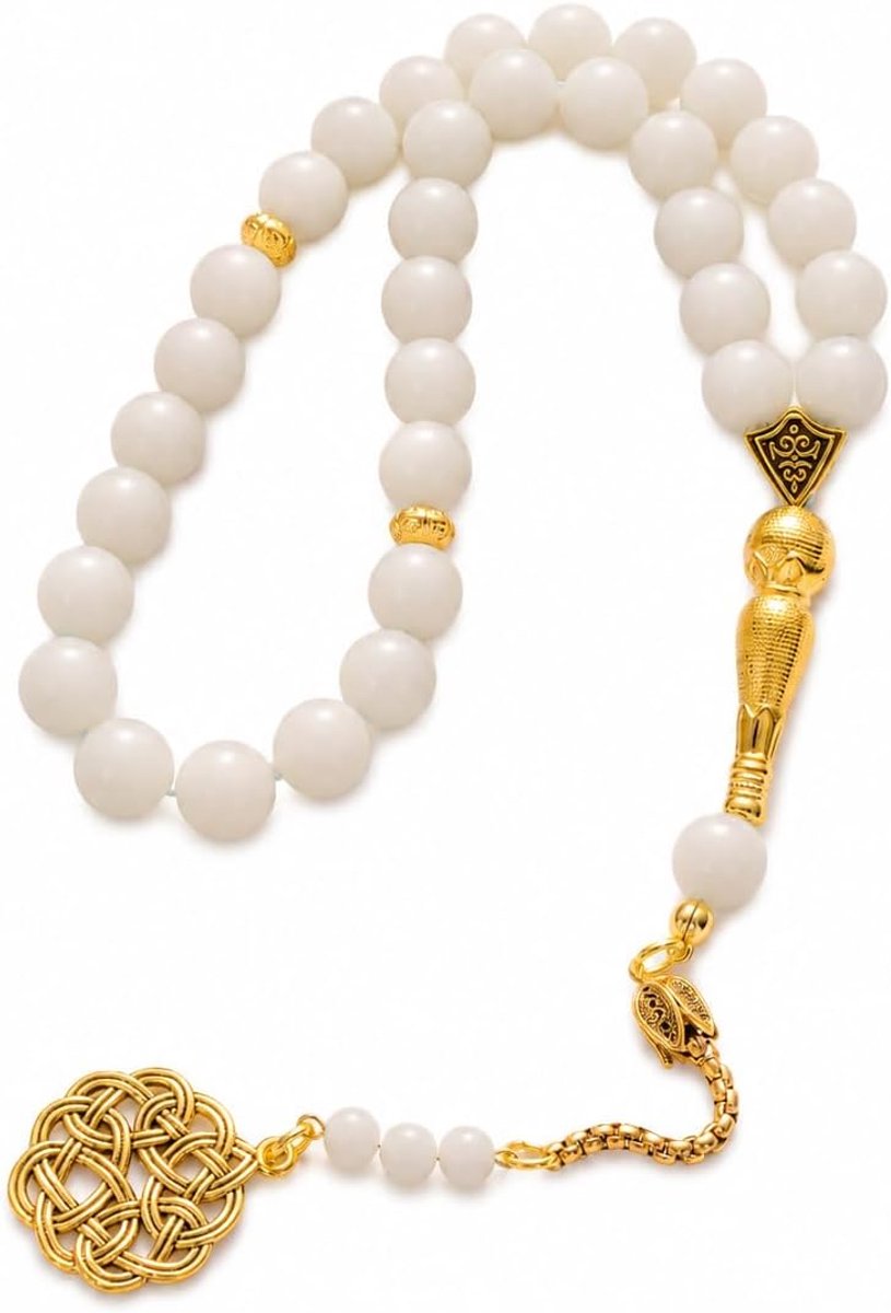 1 stuk handgemaakte lichtgevende Tasbih 33 kralen Misbaha Tesbih