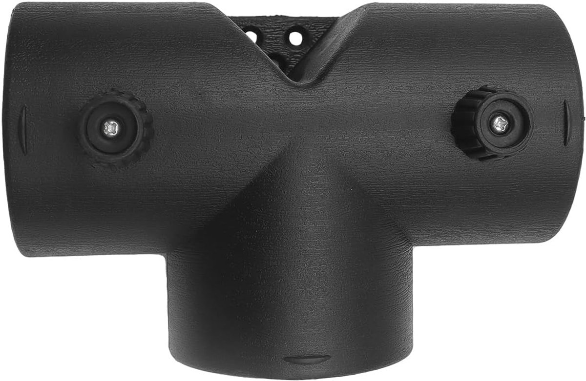 Heavy Duty Hete Luchtverdeler T-Pipe Vent Slang Zwart Fitting 75mm