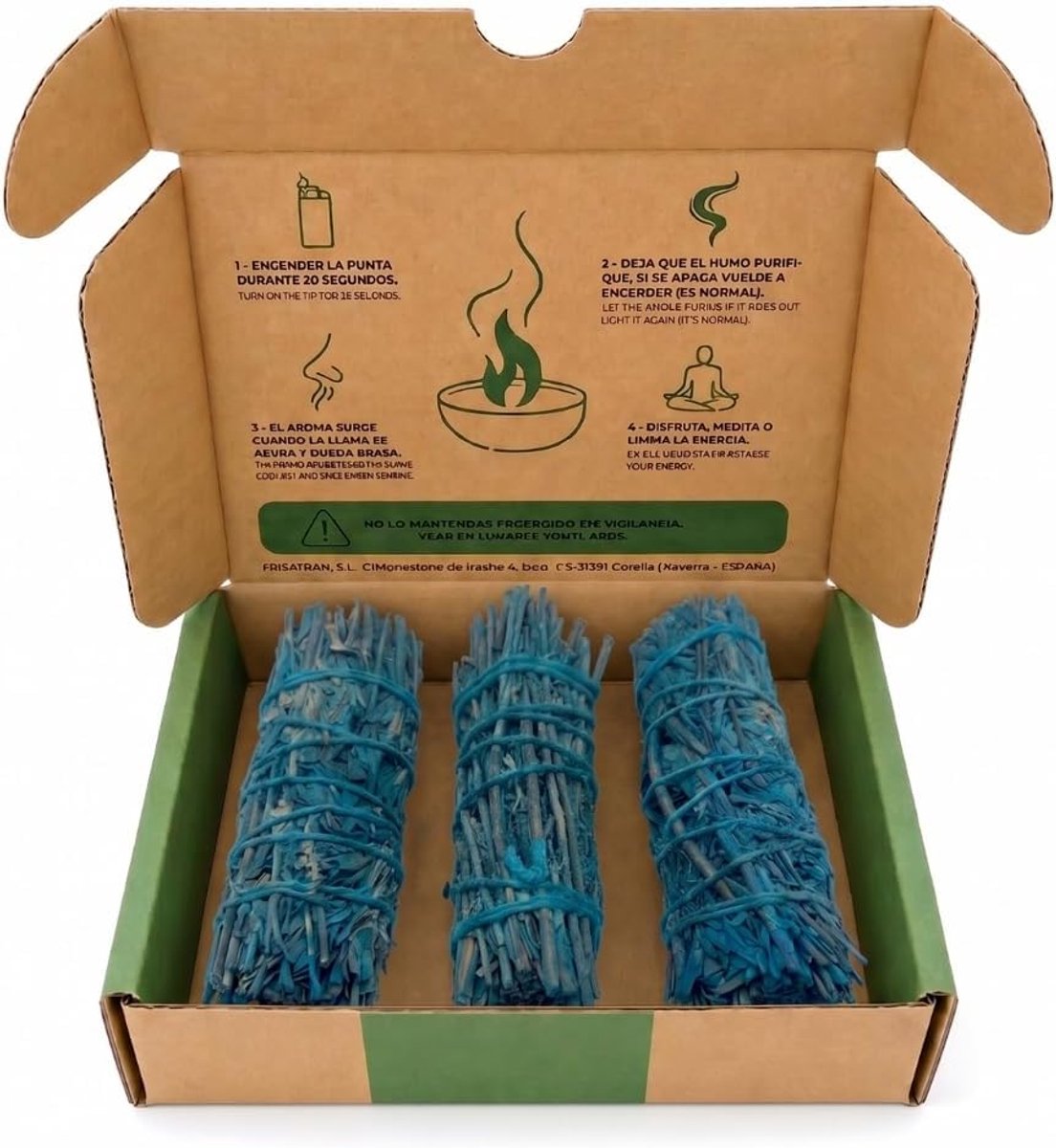 SnelShoppen - Nag Champa Wierook Smudge Stick 3-Pack | Natuurlijke Oosterse Geur voor Meditatie, Yoga en Ontspanning | Compacte 10 cm Sticks voor Thui