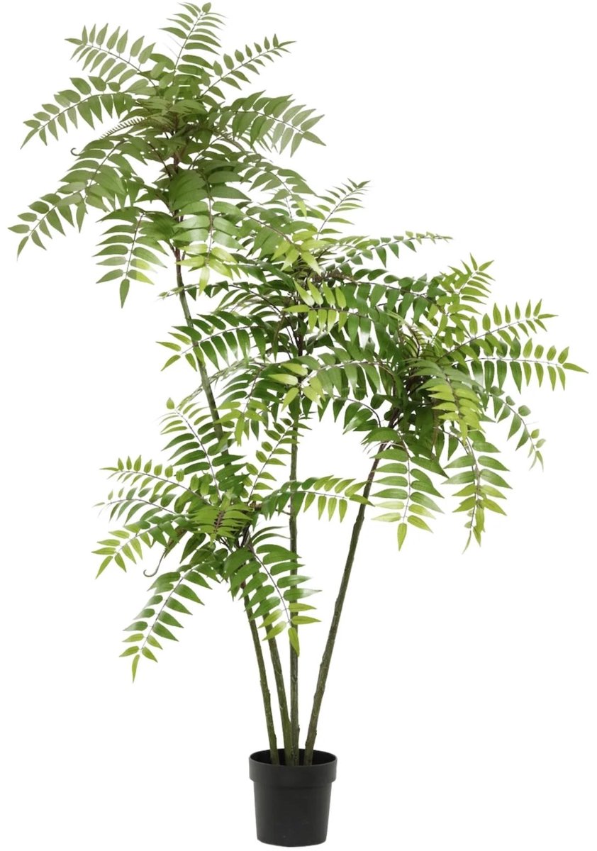 Trendyplants - Kunst Mahonia - Mahoniestruik - Kunstplant - Hoogte 185cm - Potmaat Ø20cm