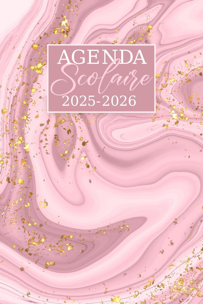 Agenda scolaire 2025-2026 - Organisateur scolaire 1 jour par page - ShopVlot