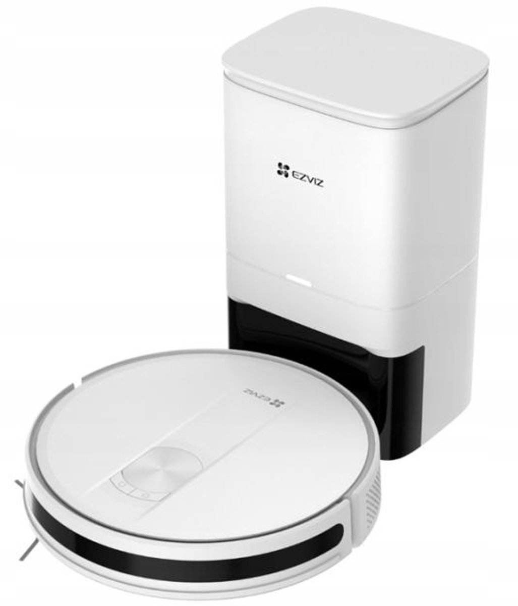 EZVIZ RC3 Plus (CS-RC3-TWT5) Robotstofzuiger met Automatisch Leegstation, 2700 Pa Zuigkracht, Gyroscoopnavigatie, 4L Stofzak en Tot 190 Minuten Accuduur