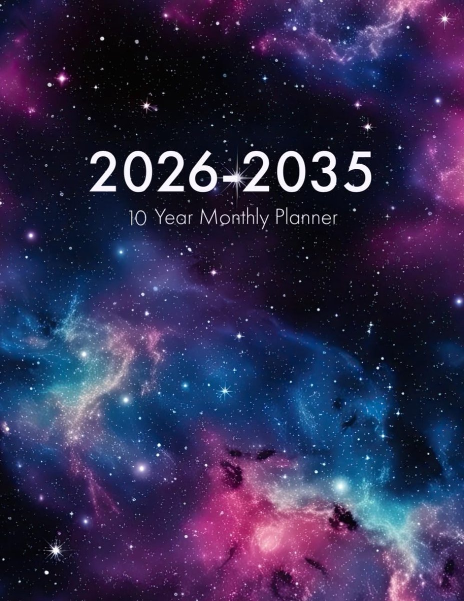 Maandplanner 2026-2035 - 10 jaar overzicht - Praktisch formaat - Perfect voor organisatie - ShopVlot