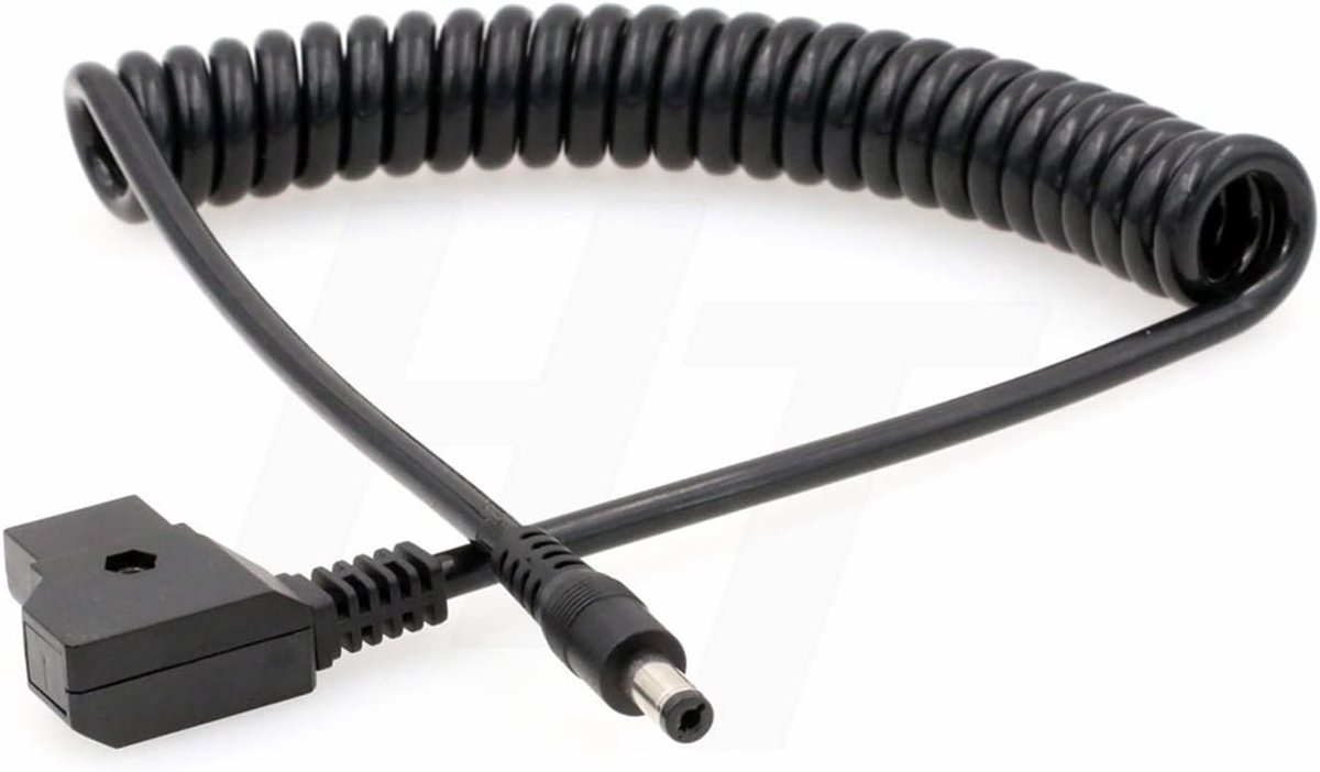 D-tap naar Dc Barrel 5.5 2.1mm Gerolde Stroomkabel voor SmallHD Dp6