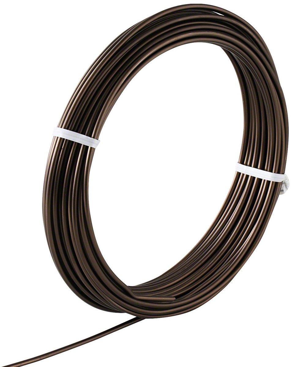 Aluminium Bonsai Trainingsdraad – 150 g, 10 m – Made in Japan – Japans Bonsai Draad voor Takken en Stammen Vormen – 2,5 mm Bruin